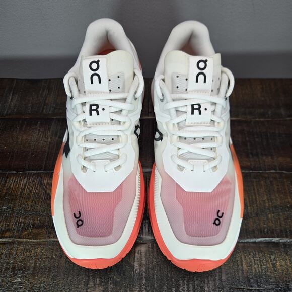 NEW On Cloud The Roger Pro 2 Womens Size 6 Court Tennis Shoes White Orange - Picture 2 of 12